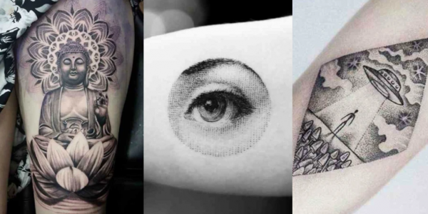 Tato Simbolisme dengan Dotwork